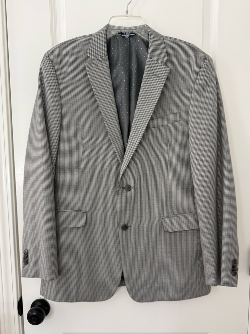 Tommy Hilfiger Men's Herringbone Two-Button Blazer